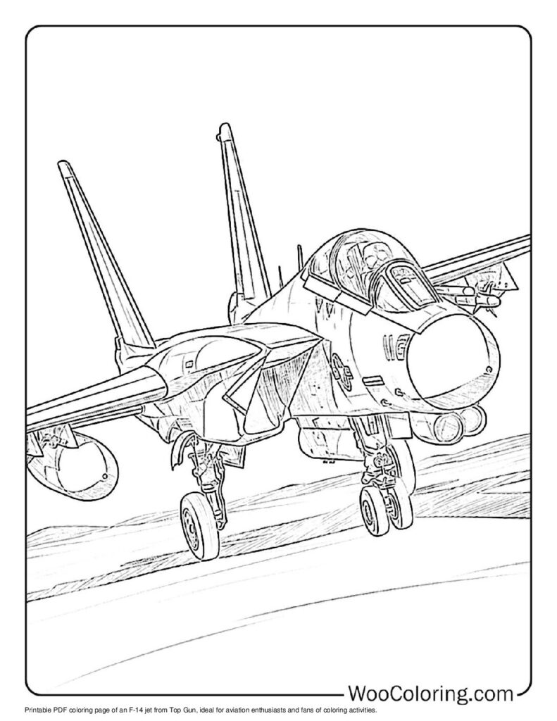 100  Jet coloring pages  Free PDF To Print  - 69