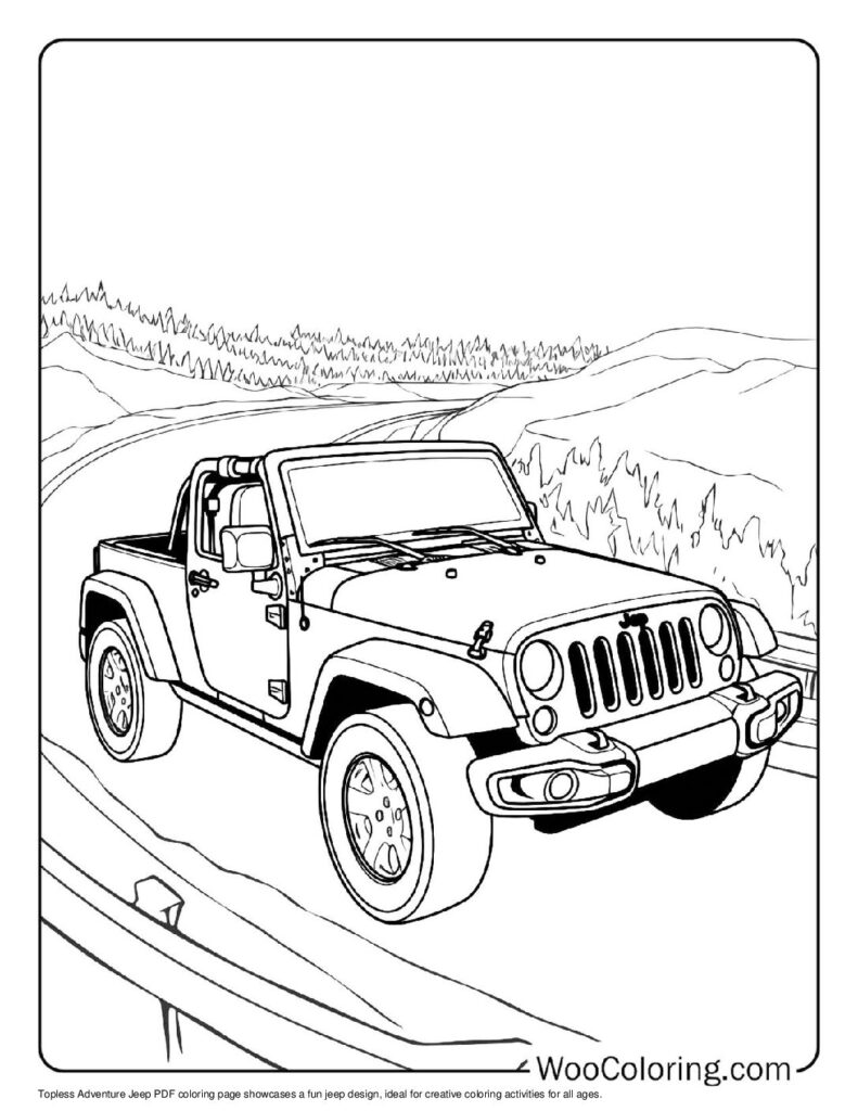100  Jeep coloring pages  Free PDF To Print  - 34