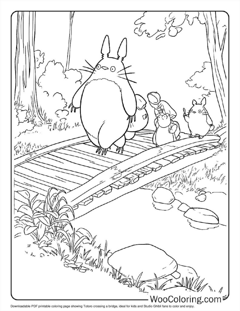 100  Totoro coloring pages  Free PDF To Print  - 59