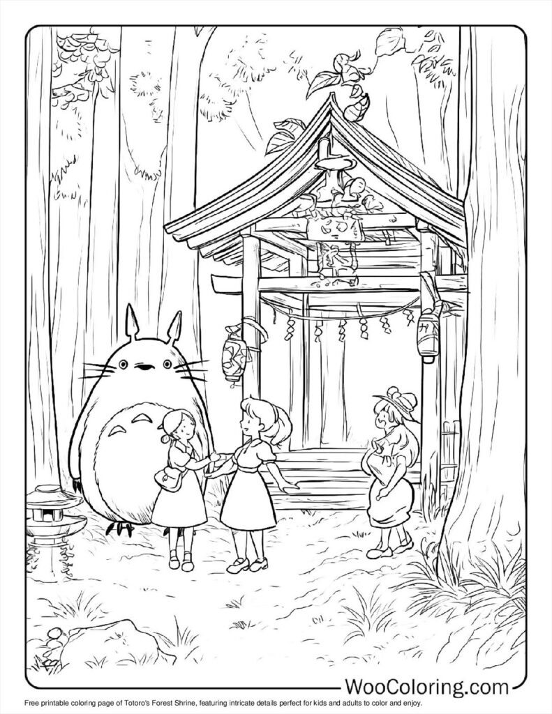 100  Totoro coloring pages  Free PDF To Print  - 71