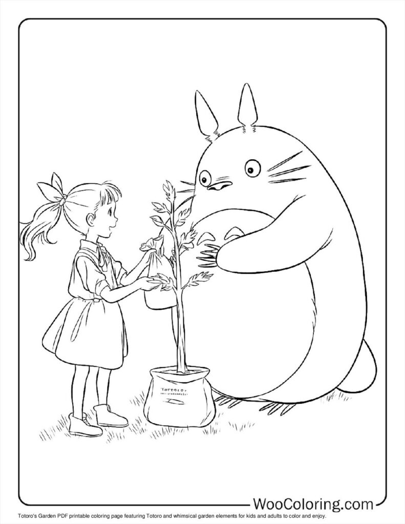 100  Totoro coloring pages  Free PDF To Print  - 64