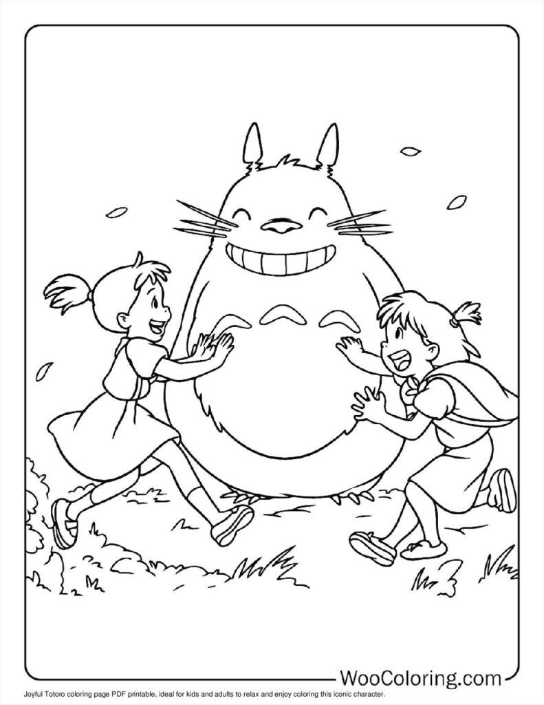 100  Totoro coloring pages  Free PDF To Print  - 26
