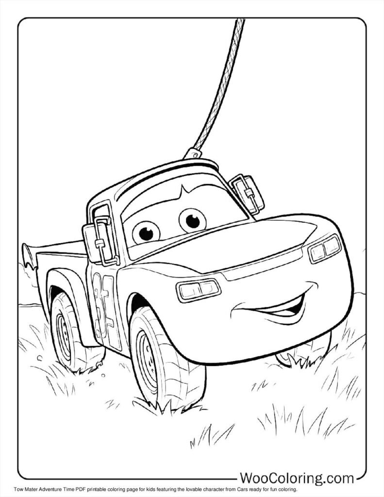 100  Tow Truck coloring pages  Free PDF To Print  - 98