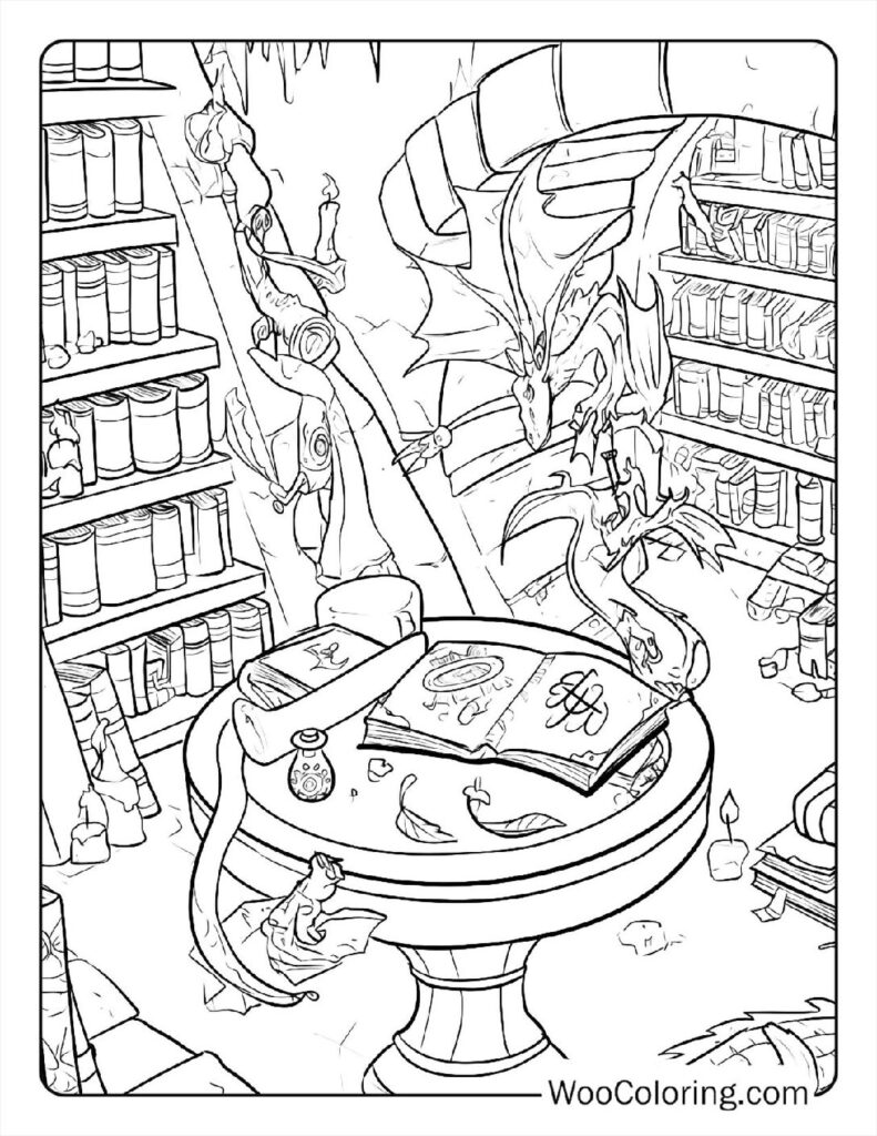 100 Dungeons Dragons coloring pages Free PDF To Print - 10