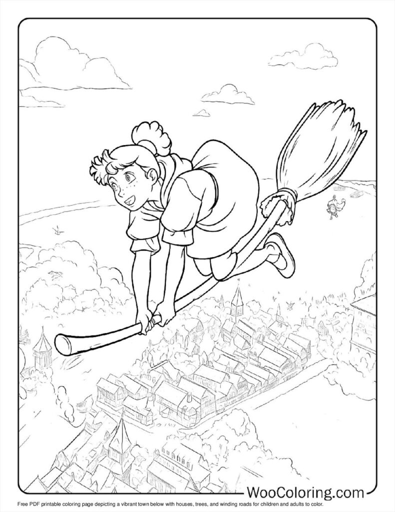 100  Studio Ghibli coloring pages  Free PDF To Print  - 4