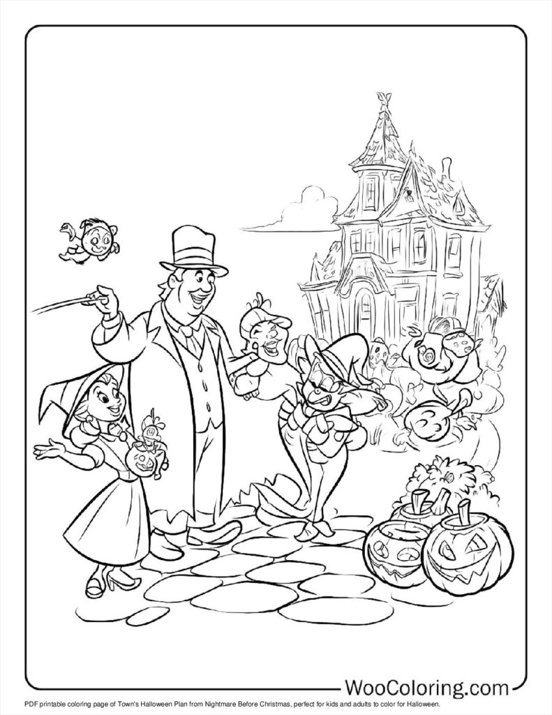 100  Nightmare Before Christmas coloring pages  Free PDF To Print  - 21