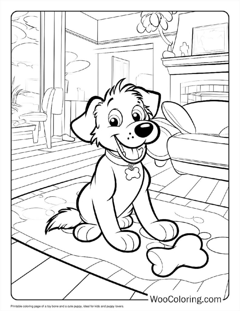 100  Puppy coloring pages  Free PDF To Print  - 45
