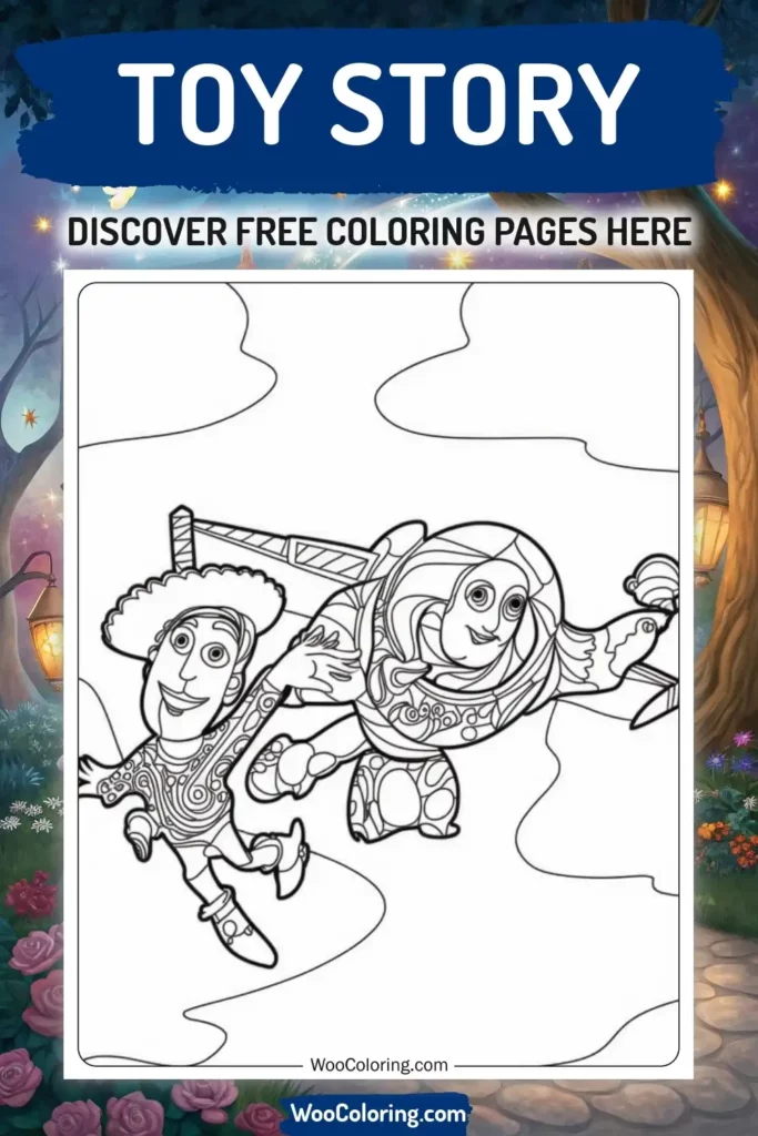 Toy Story coloring pages designs from Disney