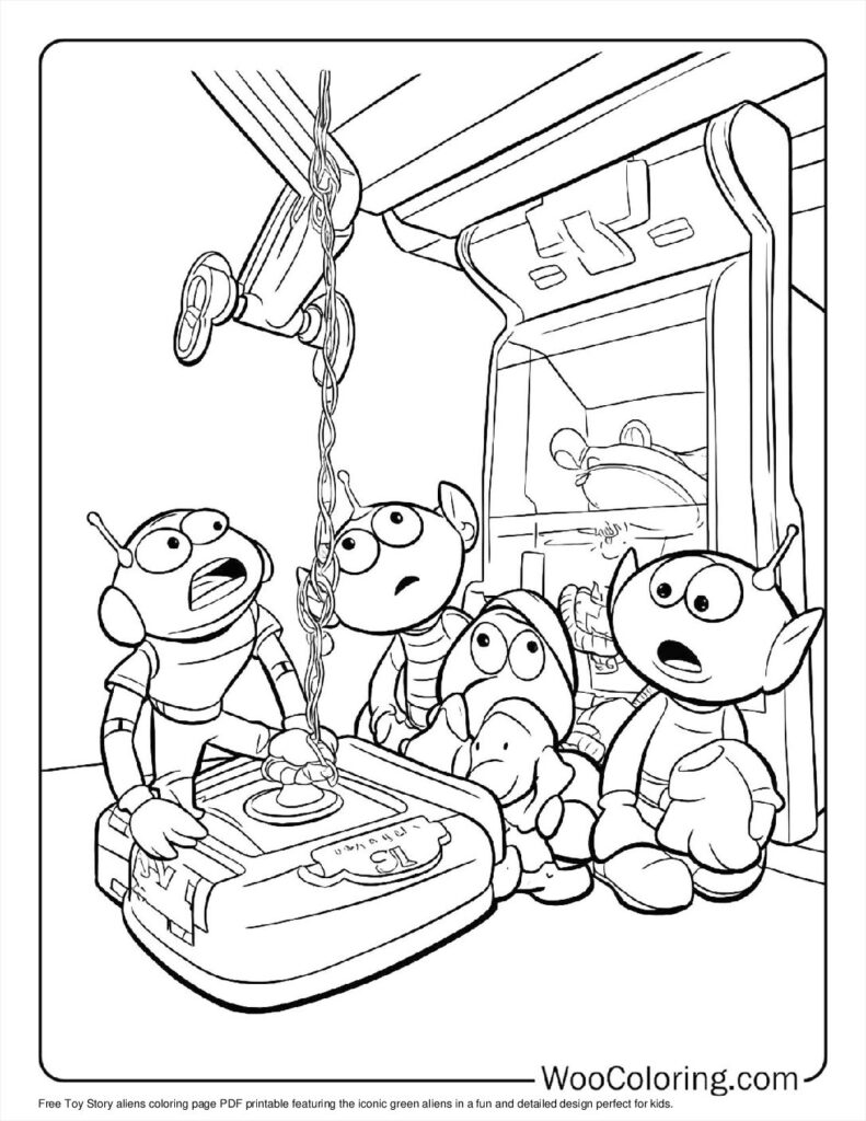 100  Alien coloring pages  Free PDF To Print  - 89