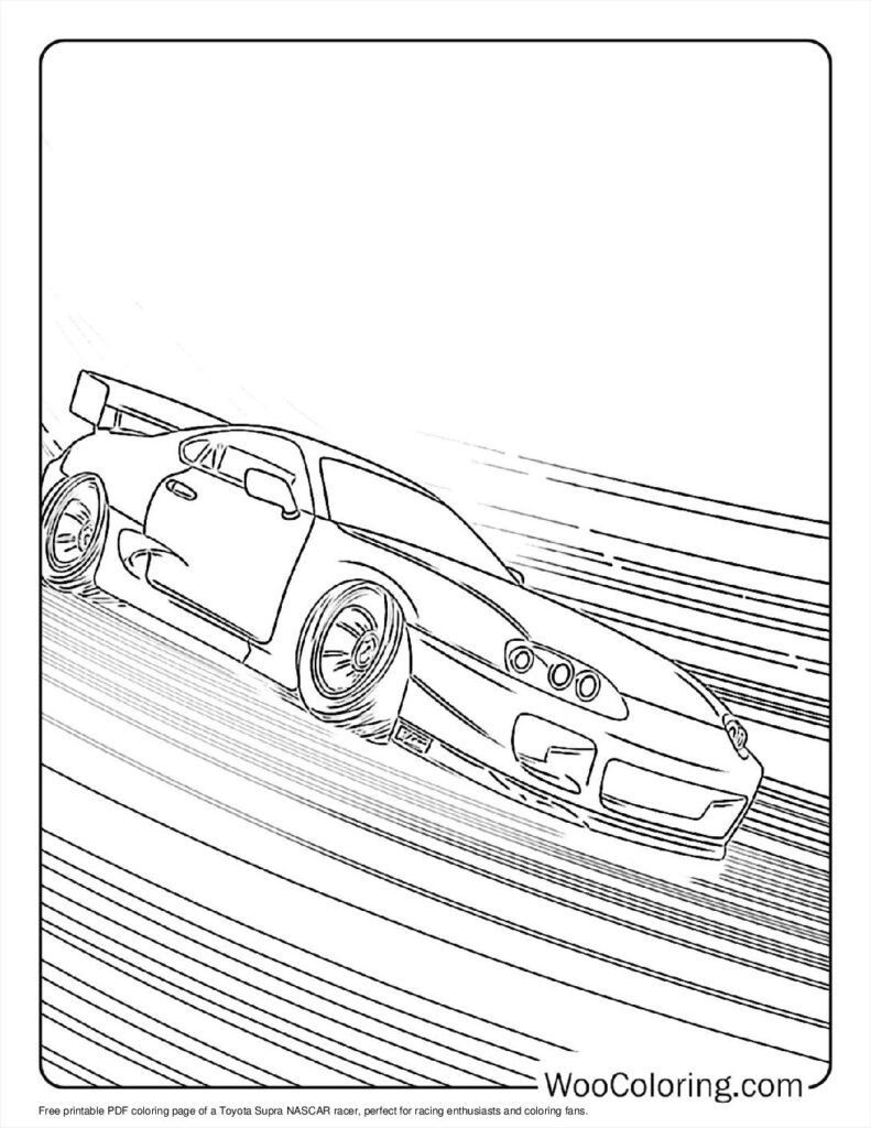 100  NASCAR coloring pages  Free PDF To Print  - 70