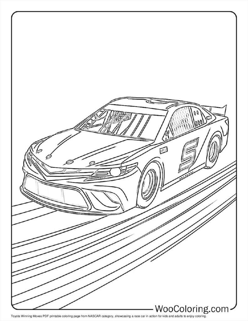 100  NASCAR coloring pages  Free PDF To Print  - 91