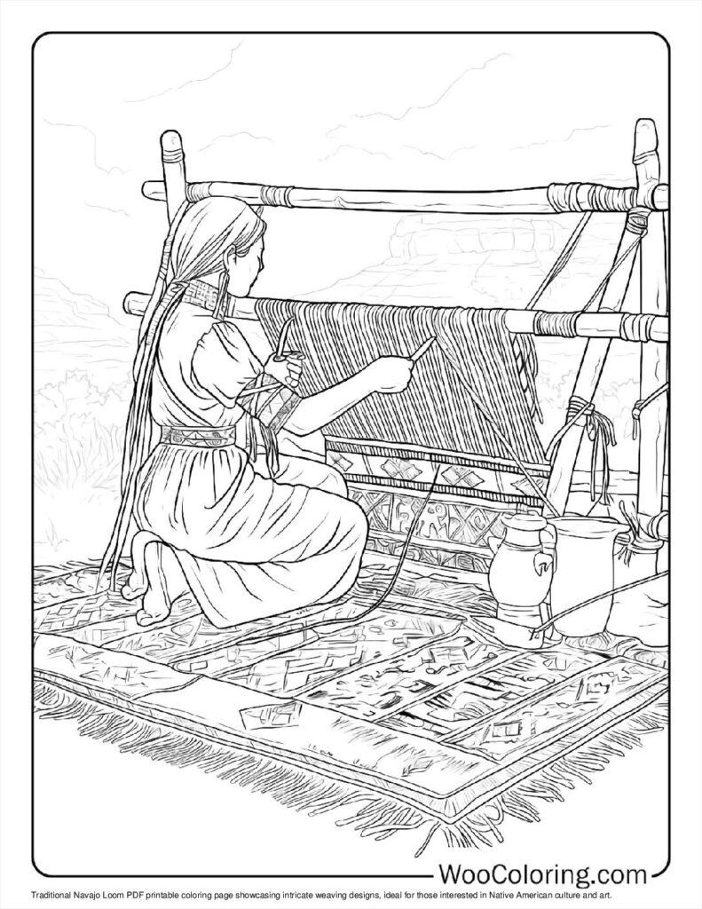 100  Native American coloring pages  Free PDF To Print  - 12