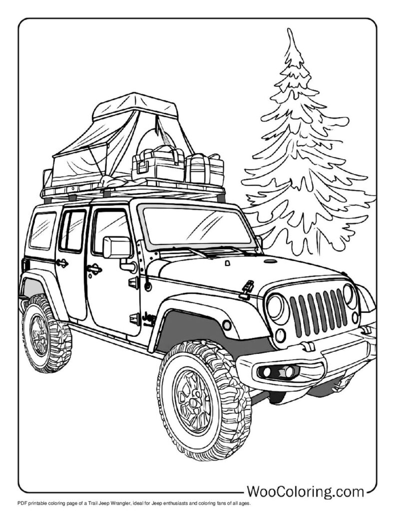 100  Jeep coloring pages  Free PDF To Print  - 31