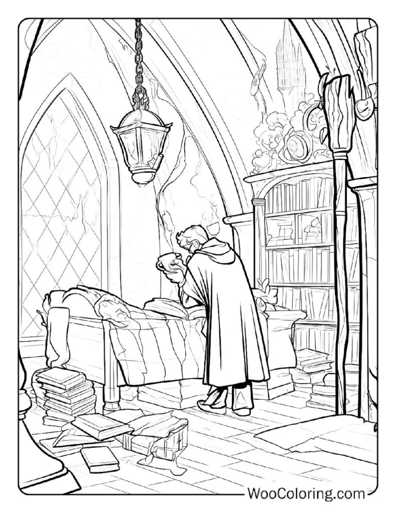 100  Harry Potter coloring pages  Free PDF To Print  - 59