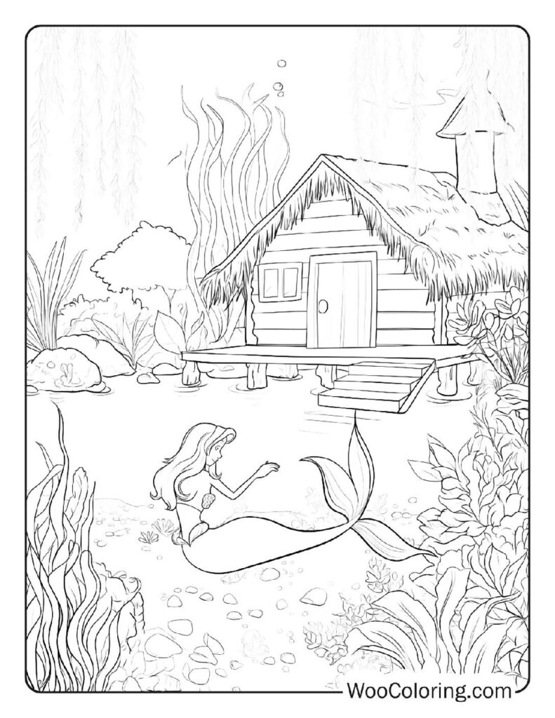 100  Mermaid coloring pages  Free PDF To Print  - 31