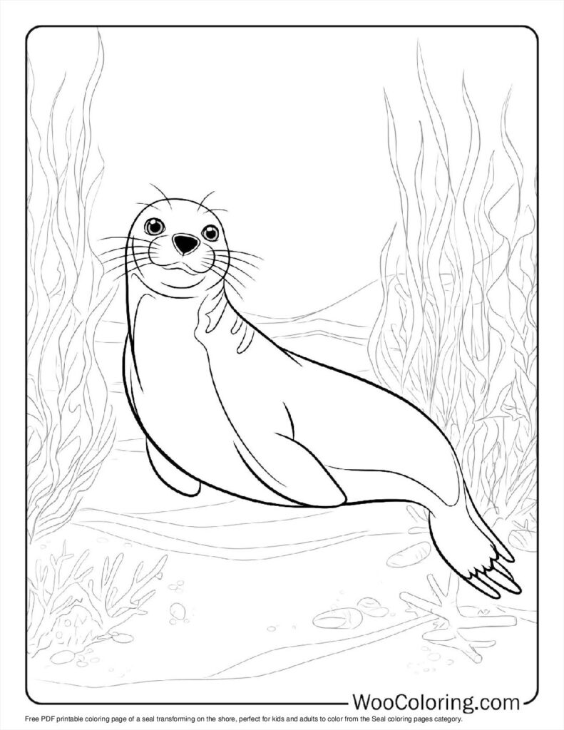 100  Seal coloring pages  Free PDF To Print  - 37