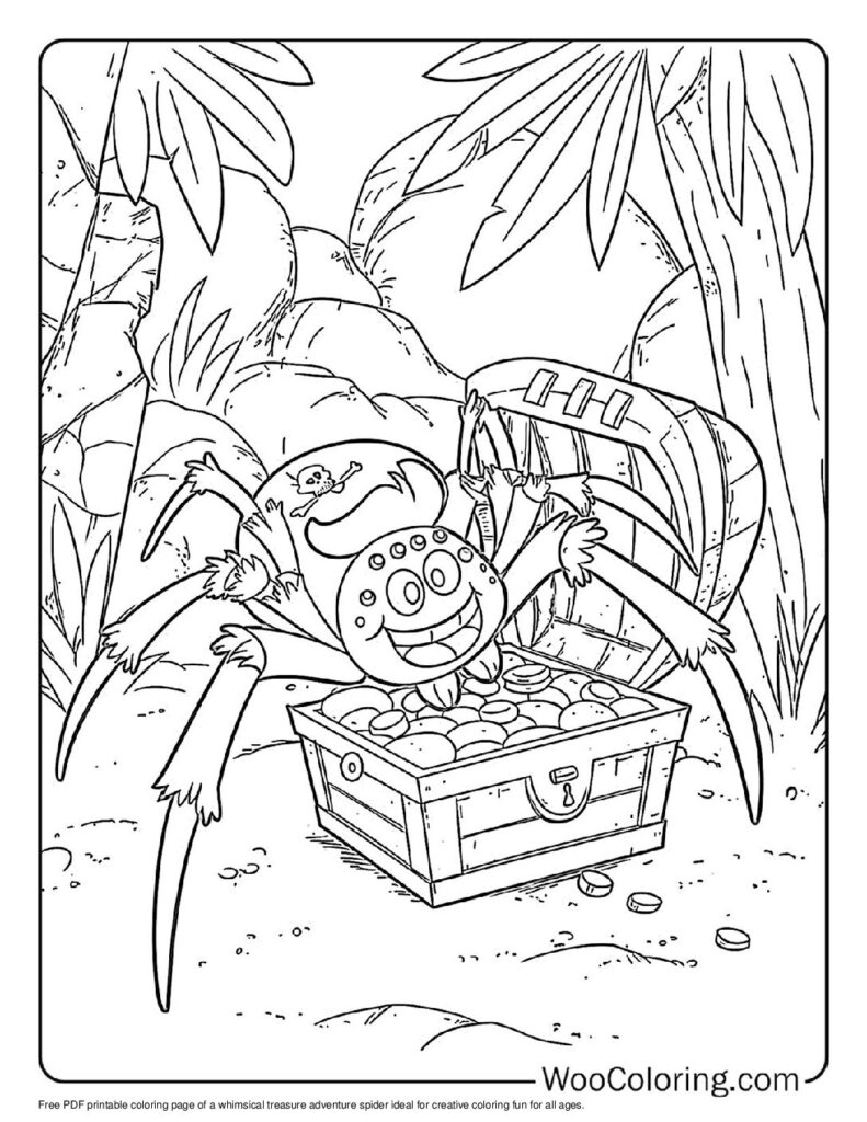 100  Spider coloring pages  Free PDF To Print  - 72