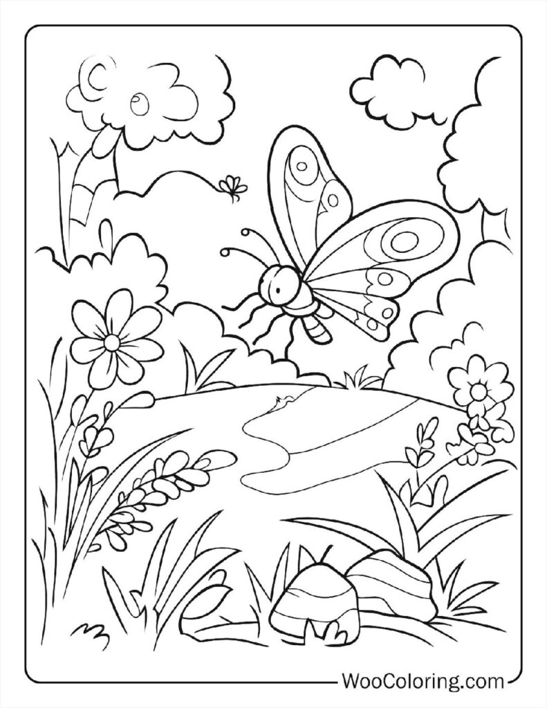 100  Butterfly coloring pages  Free PDF To Print  - 14