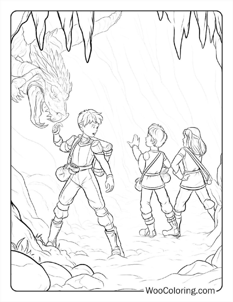 100 Dungeons Dragons coloring pages Free PDF To Print - 16