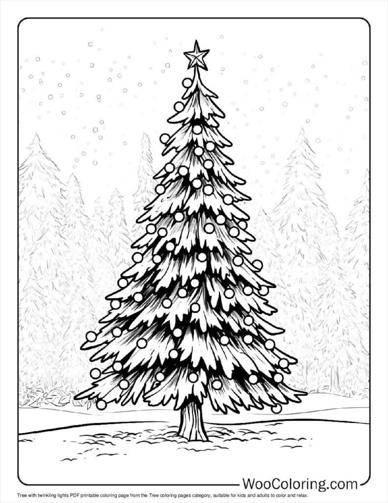 100  Tree coloring pages  Free PDF To Print  - 80