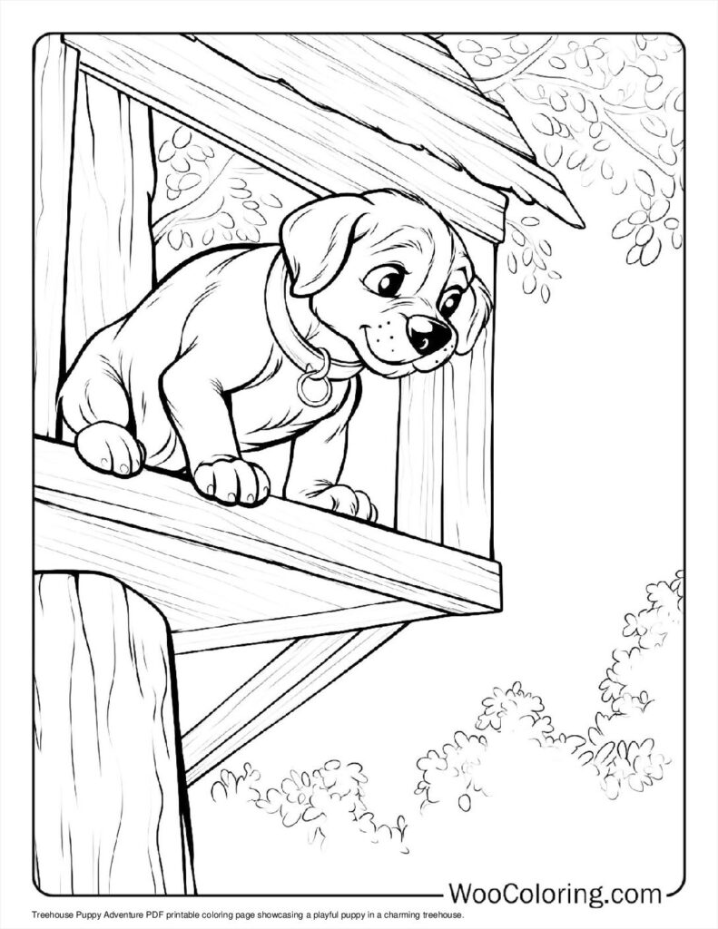 100  Puppy coloring pages  Free PDF To Print  - 38