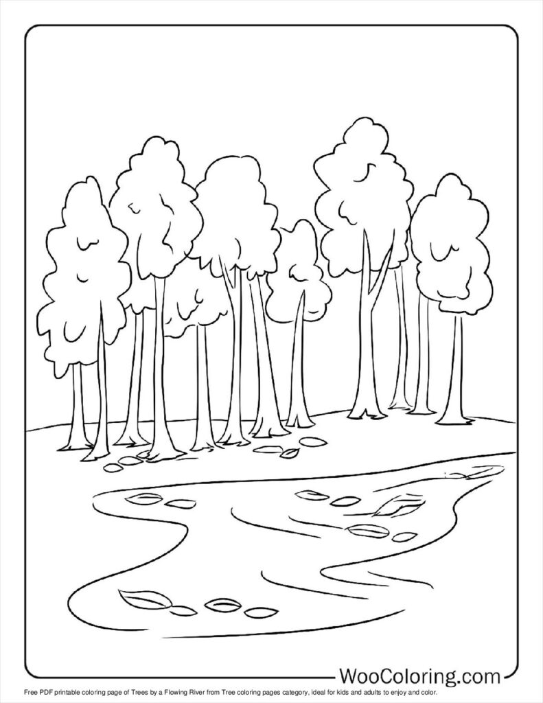 100  Tree coloring pages  Free PDF To Print  - 36