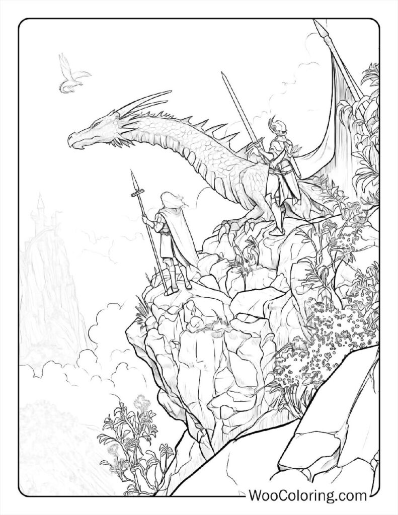 100 Dungeons Dragons coloring pages Free PDF To Print - 36