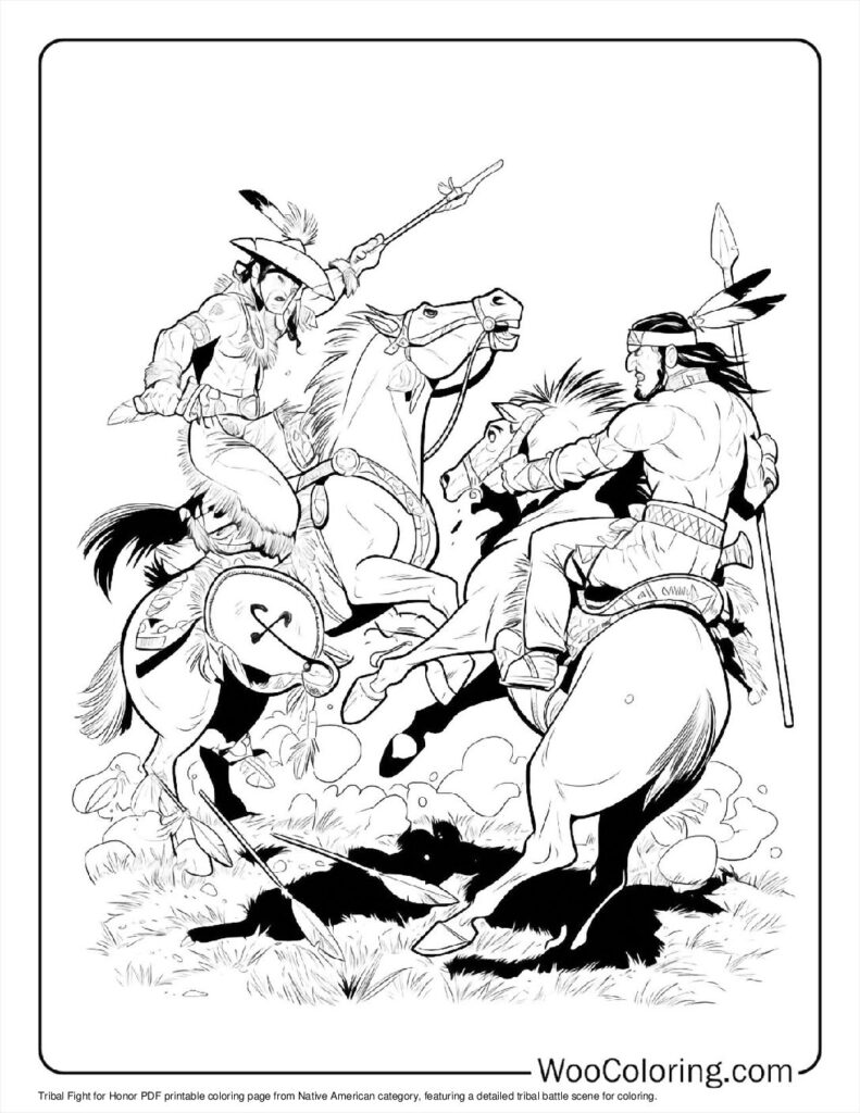 100  Native American coloring pages  Free PDF To Print  - 93