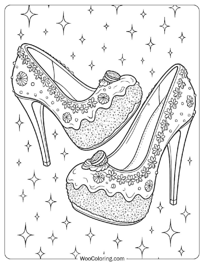 36 Shoe Coloring Pages  Free PDF To Print  - 37