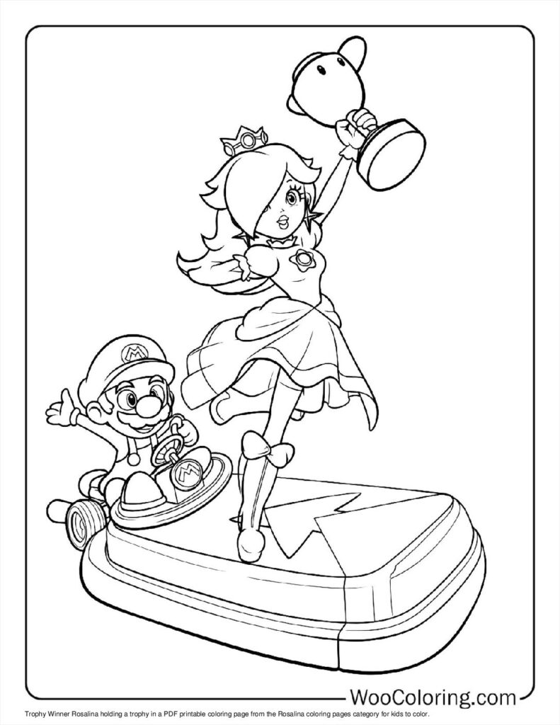 100  Rosalina coloring pages  Free PDF To Print  - 3