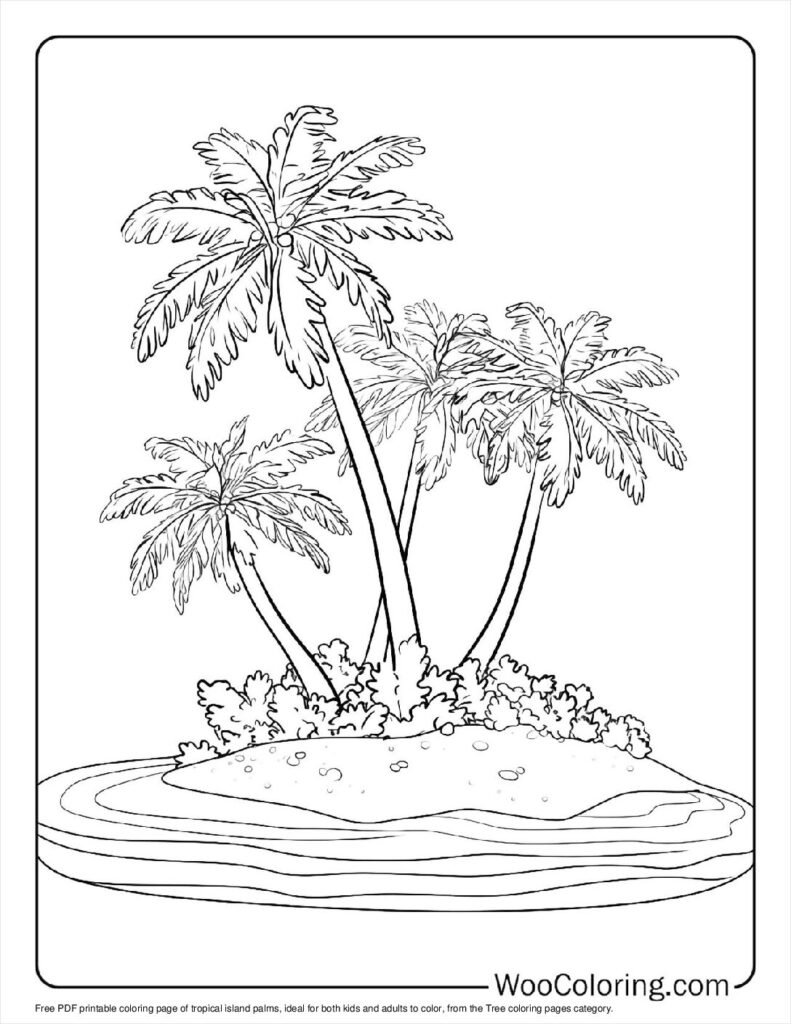100  Tree coloring pages  Free PDF To Print  - 38