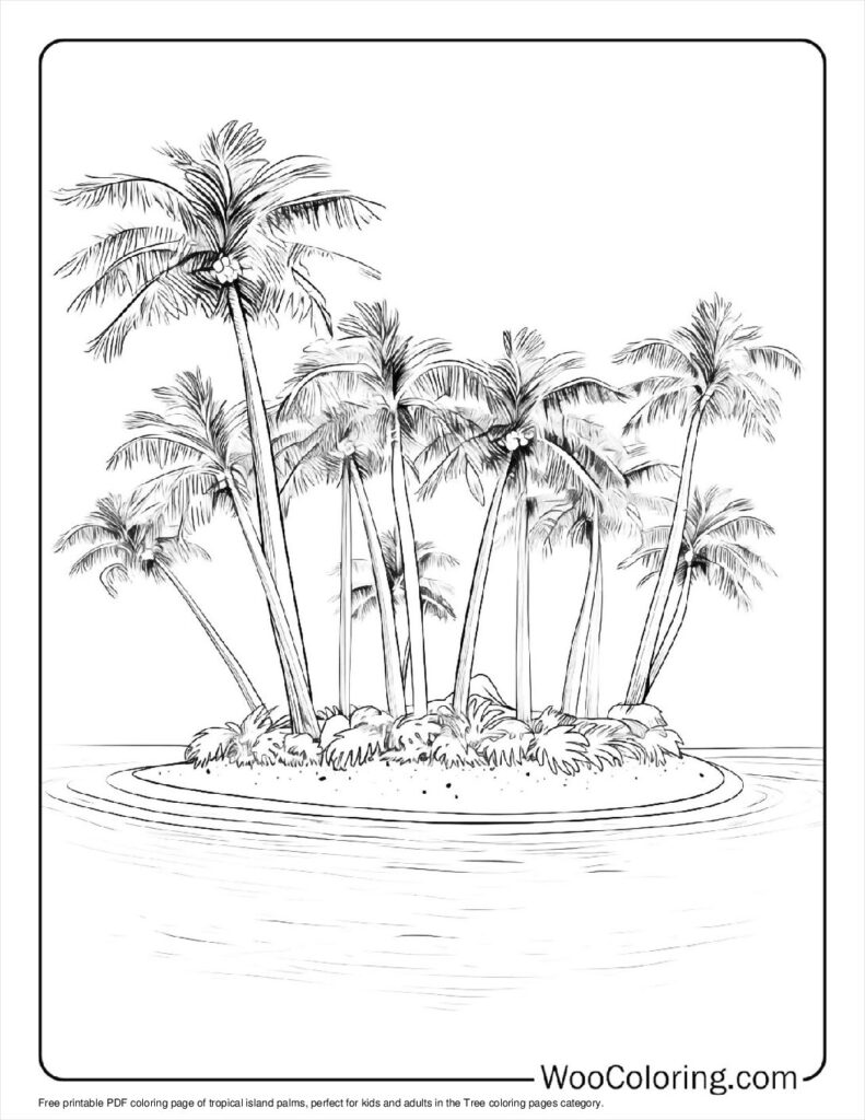 100  Tree coloring pages  Free PDF To Print  - 34