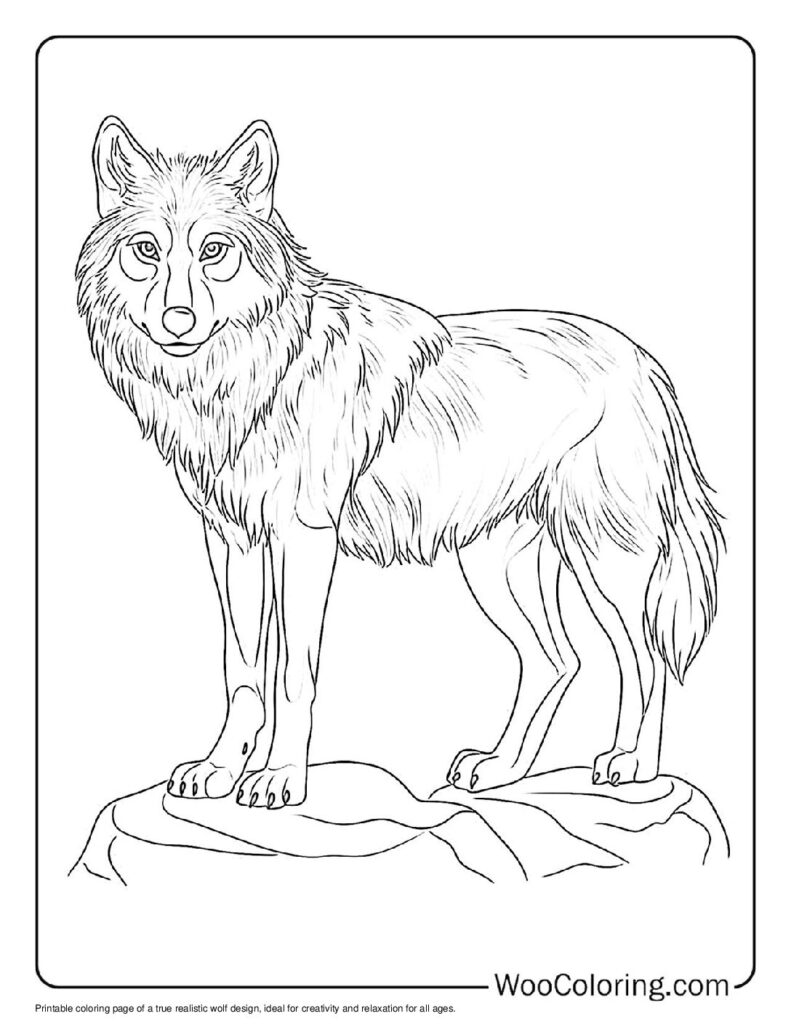 100  Wolf coloring pages  Free PDF To Print  - 10
