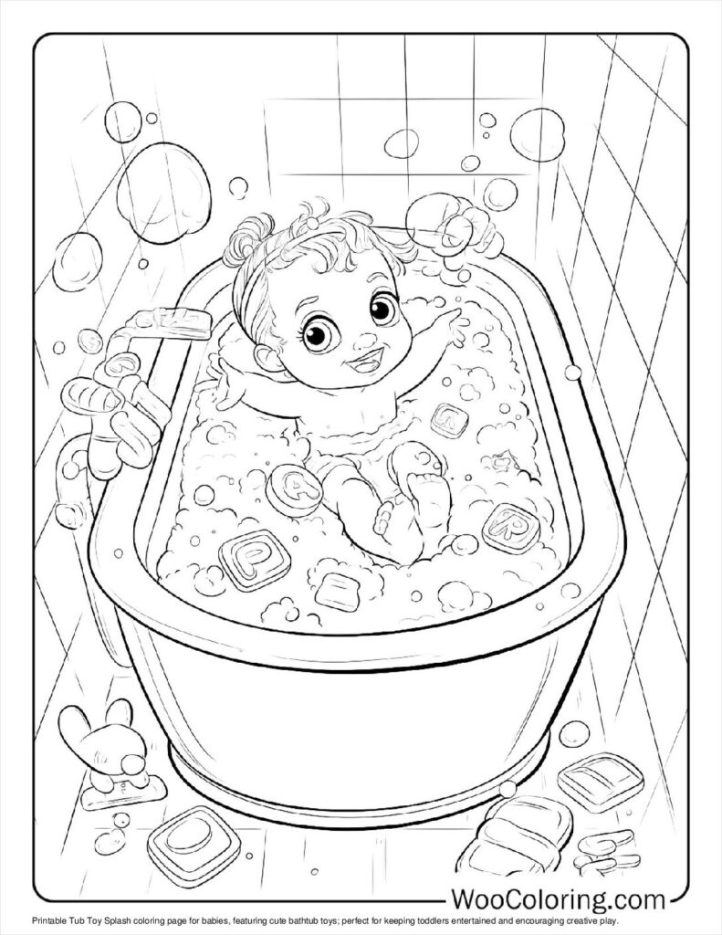 100  Baby coloring pages  Free PDF To Print  - 52