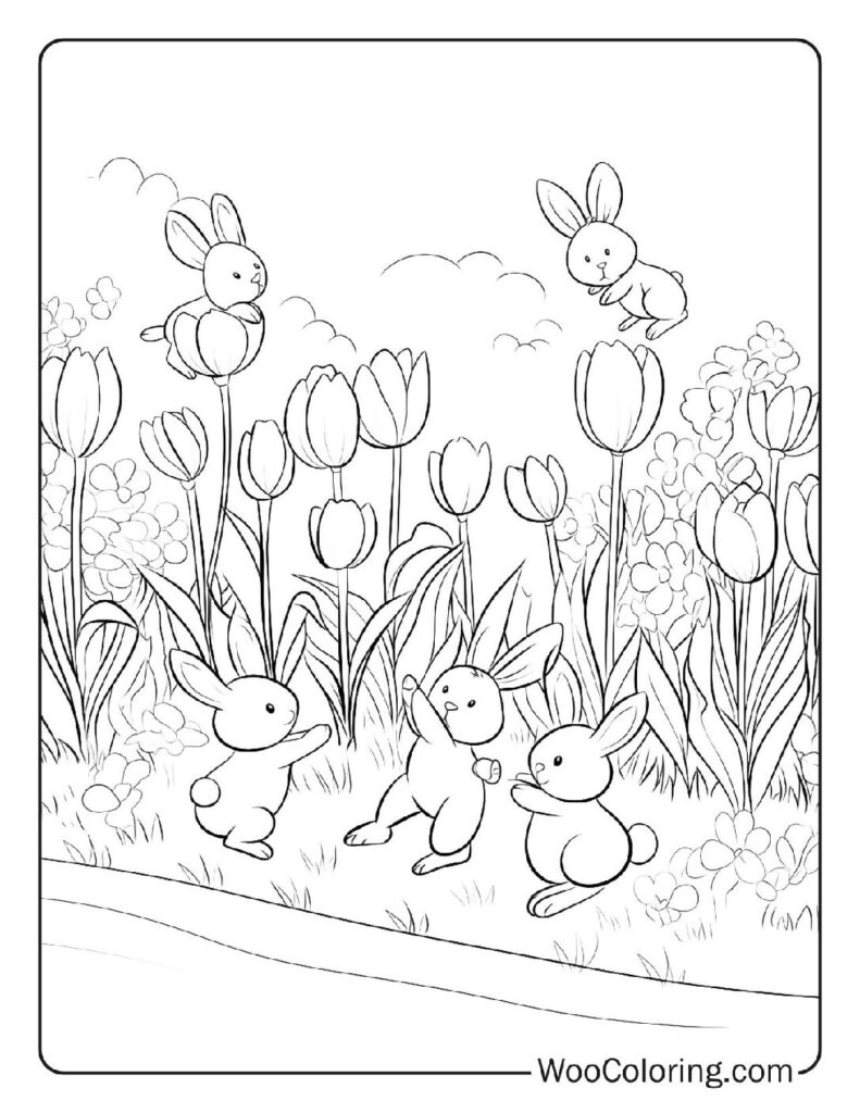 100  Easter coloring pages  Free PDF To Print  - 62