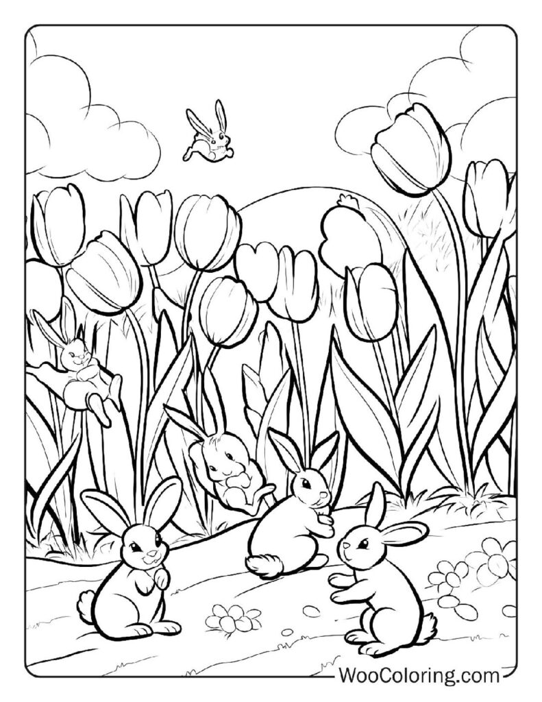 100  Easter coloring pages  Free PDF To Print  - 65