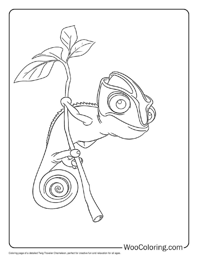 100  Chameleon coloring pages  Free PDF To Print  - 23