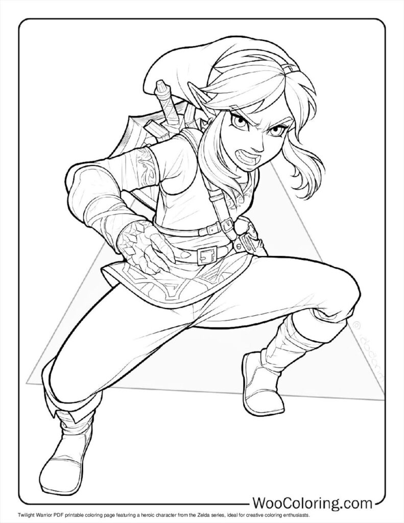 100  Zelda coloring pages  Free PDF To Print  - 74