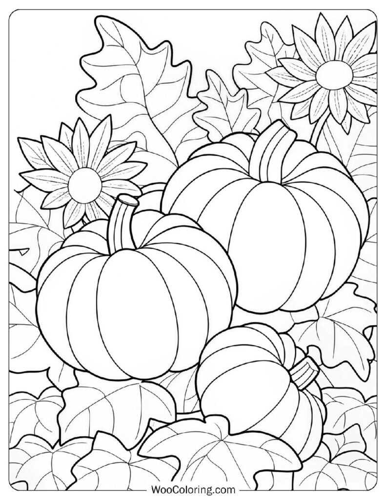 66 Pumpkin Coloring Pages  Free PDF To Print  - 73
