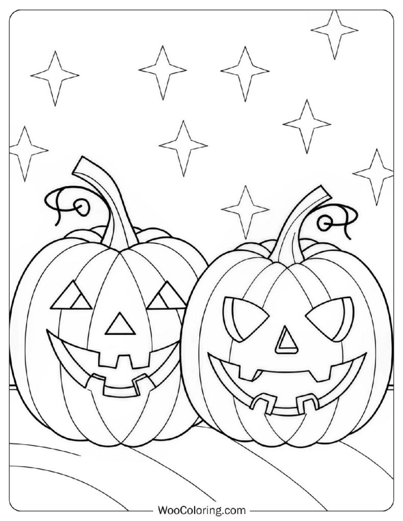 66 Pumpkin Coloring Pages  Free PDF To Print  - 44