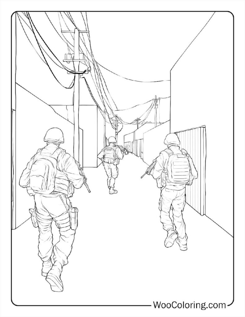Twisted Reality Coloring Page