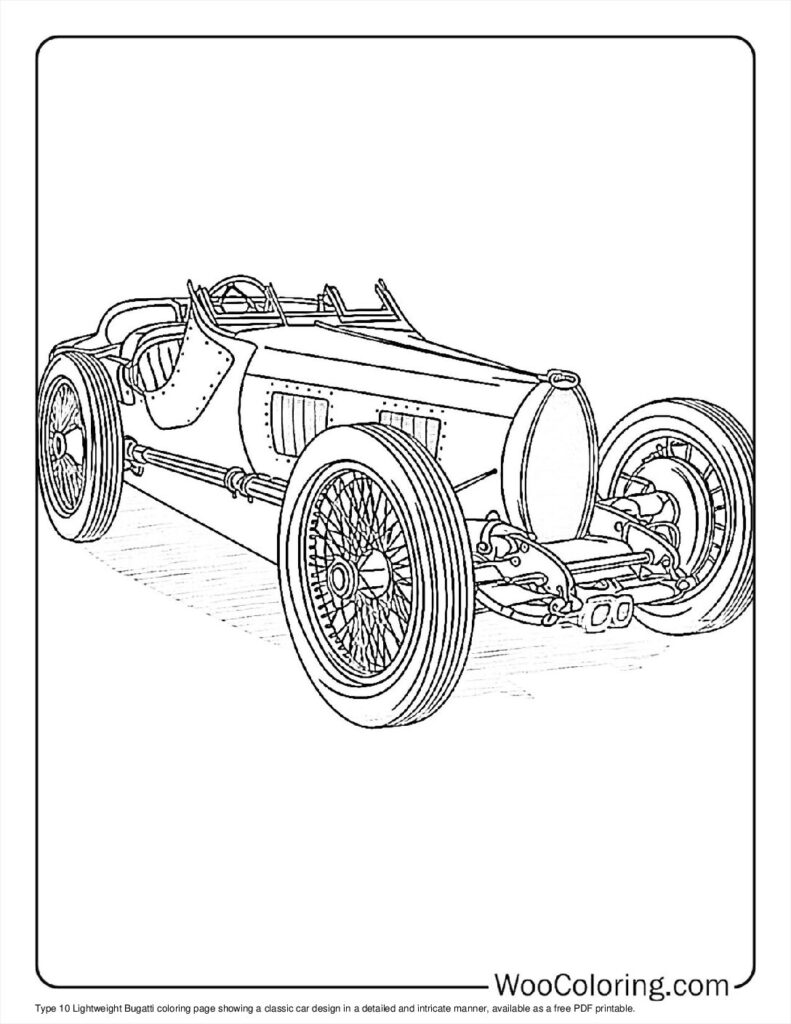 100  Bugatti coloring pages  Free PDF To Print  - 20