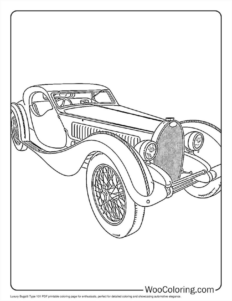 100  Bugatti coloring pages  Free PDF To Print  - 75
