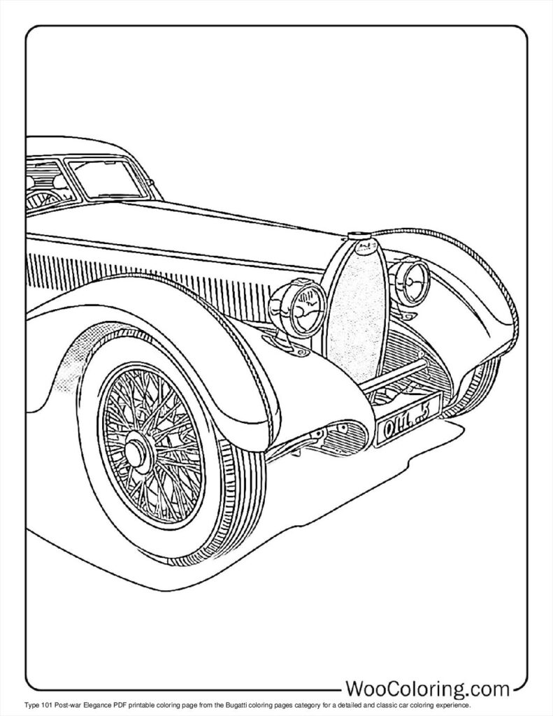 100  Bugatti coloring pages  Free PDF To Print  - 30