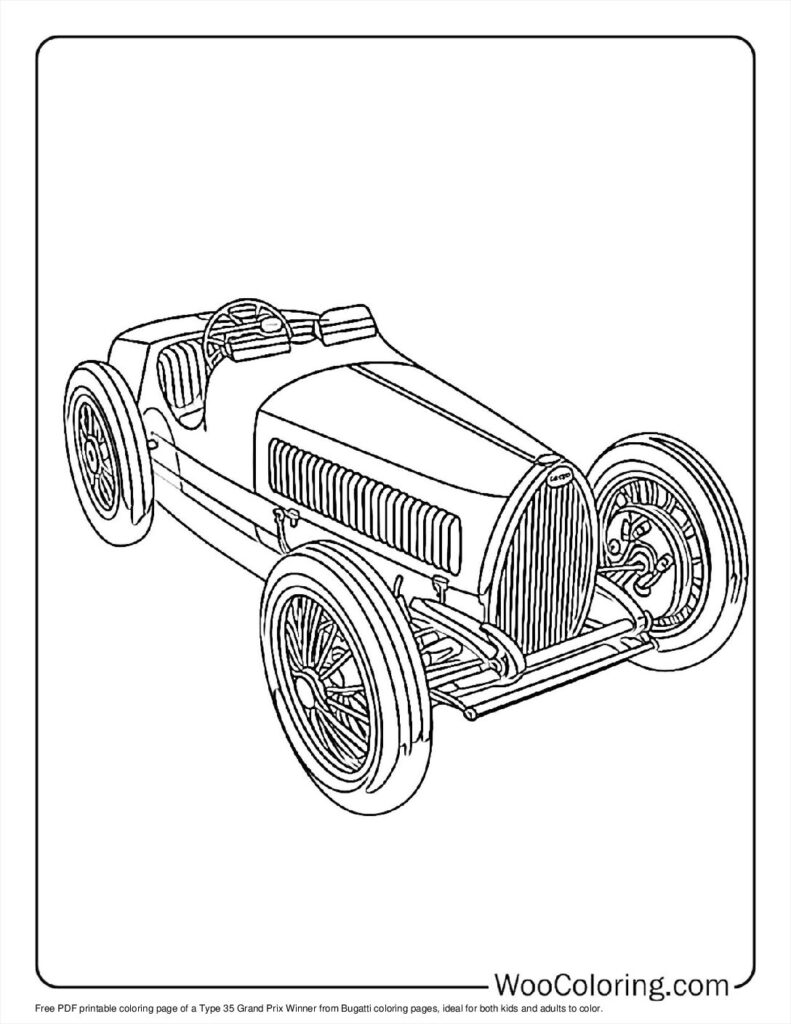 100  Bugatti coloring pages  Free PDF To Print  - 44
