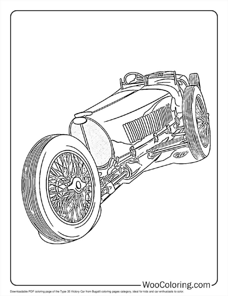 100  Bugatti coloring pages  Free PDF To Print  - 89