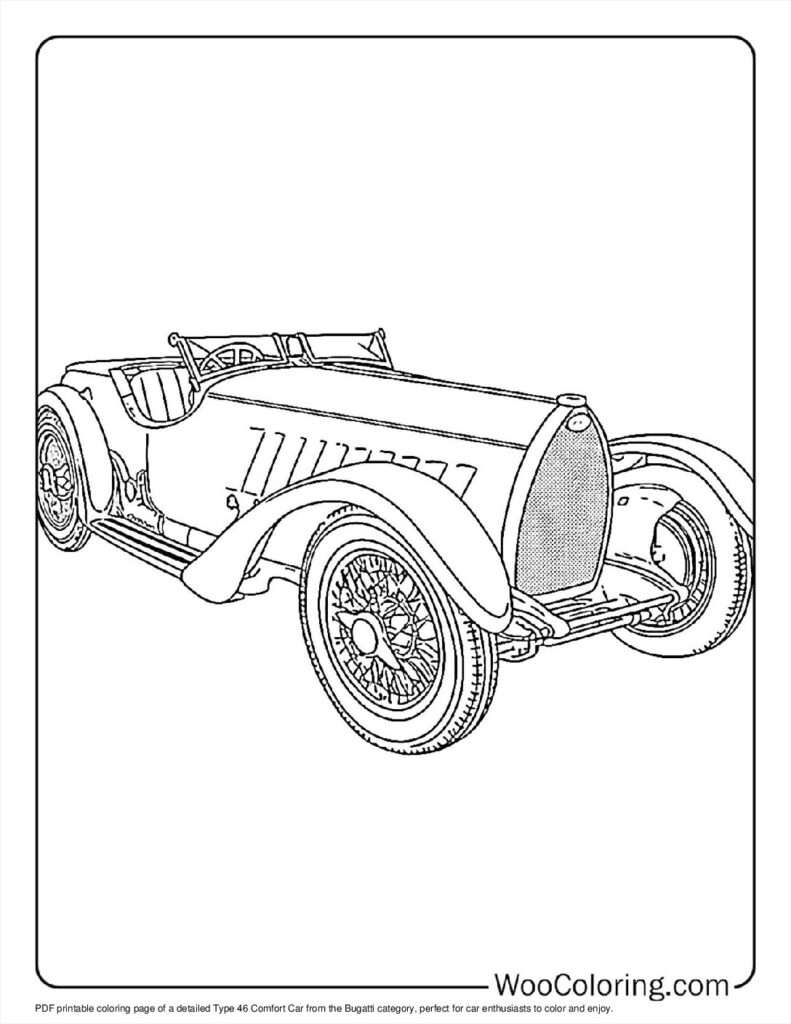 100  Bugatti coloring pages  Free PDF To Print  - 91