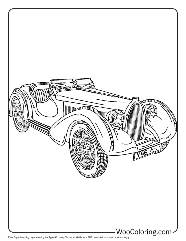 100  Bugatti coloring pages  Free PDF To Print  - 5