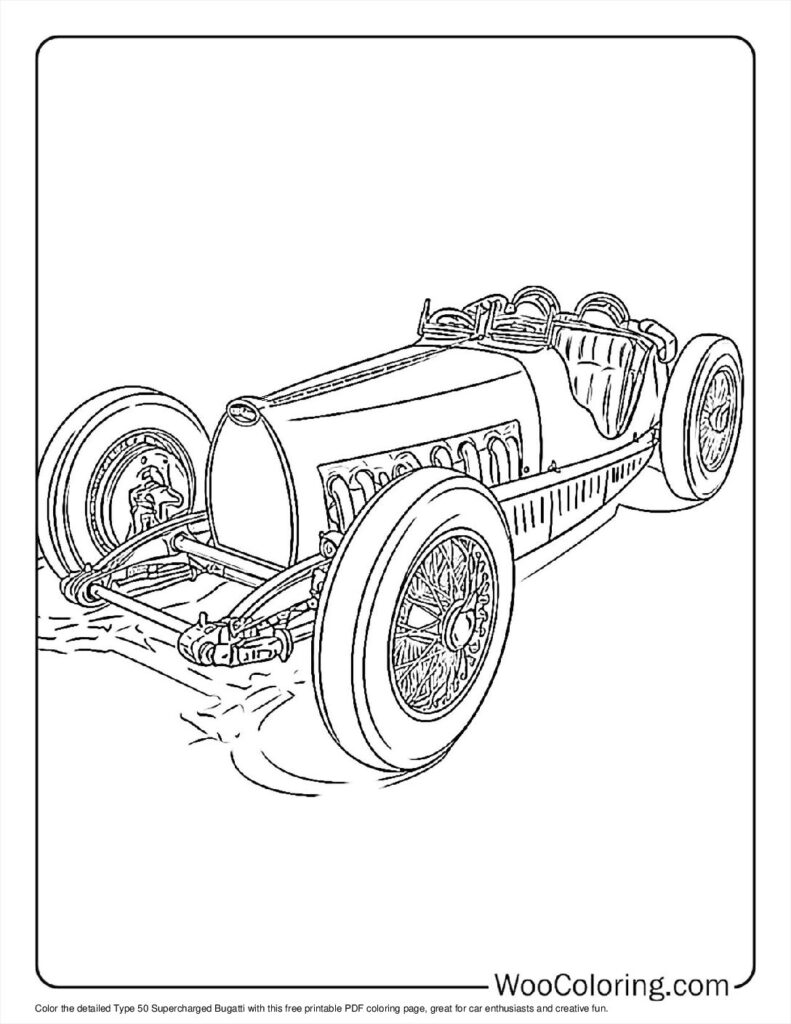 100  Bugatti coloring pages  Free PDF To Print  - 88