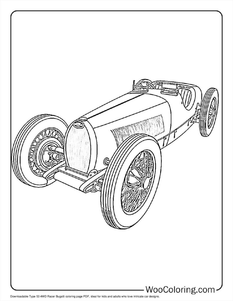 100  Bugatti coloring pages  Free PDF To Print  - 16